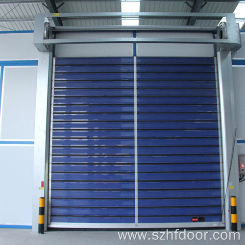 Hard insulated fast door